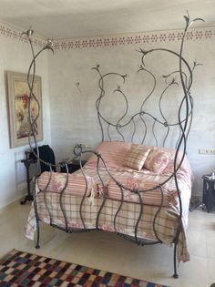 iron forest bed - Google Search - Another bed to inspire whimsical dreams! Iron Bed, Dream Room Inspiration, Room Inspiration Bedroom, Room Ideas Bedroom, Dream Decor, Dream Rooms, Dream House Decor, Cool Rooms, Aesthetic Room Decor