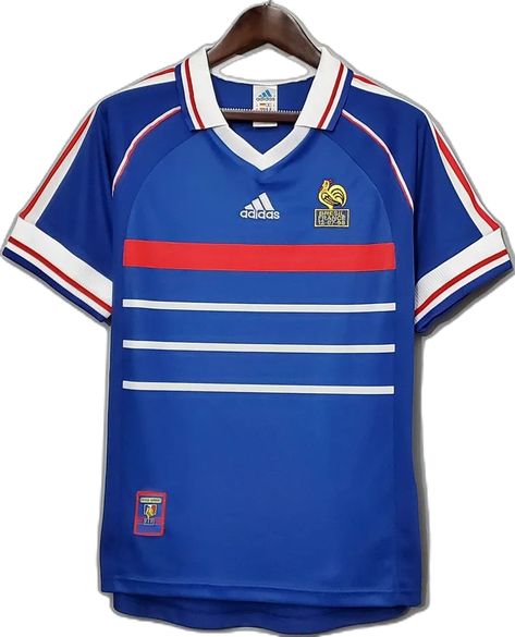 France Home, Football Shirt, Football Shirts, Premier League, Football, Adidas, France, Sports, American Football