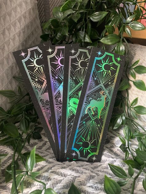 Witchy Animals, Witch Bookmark, Bookish Accessories, Aesthetic Bookmarks, Animal Bookmarks, Witchy House, Aesthetic Rainbow, Witchy Art, Witchy Gifts