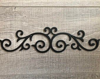 Metal Scroll Wall Decor Ideas, Scroll Wall Art, Wrought Iron Wall Decor, Metal Home Decor, Home Decor Metal, Wall Decor Farmhouse, Screen Room, Iron Wall Decor, Iron Wall Art