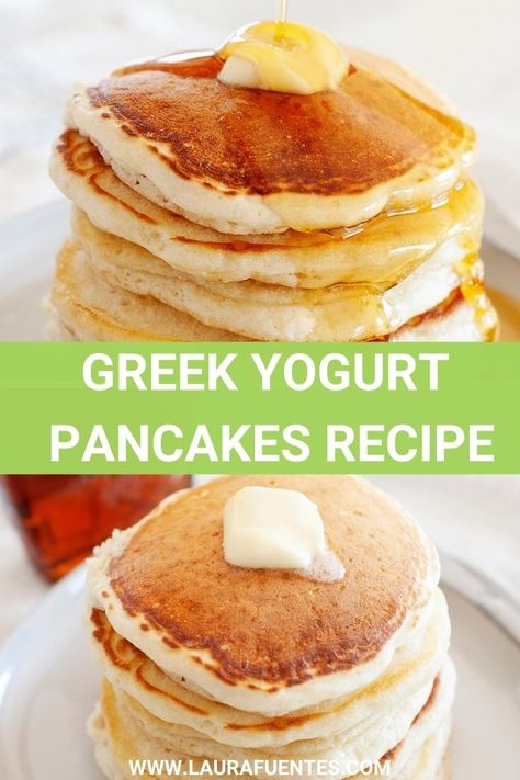 Yogurt Pancakes Gluten Free, Pancake With Yogurt Recipe, Fluffy Yogurt Pancakes, Ww Greek Yogurt Pancakes, Pancakes Yogurt Recipe, Yogurt Pancakes No Egg, Greek Yogurt Pancakes Gluten Free, Easy Greek Yogurt Pancakes, Pancakes Made With Yogurt