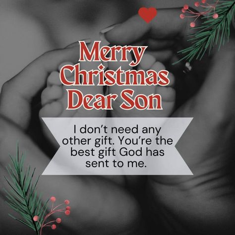 Top 100 Merry Christmas Wishes for Son 2023 - Quotes Square Merry Christmas Son Quotes, Merry Christmas From Our Family To Yours, Christmas Wuotes, Merry Christmas Son, Christmas Qoutes, Quotes Square, Son's Quotes, Xmas Messages, Merry Christmas Jesus