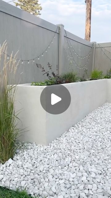 Melissa Woods - DIY & Design on Instagram: "Omg I love it 😭 so worth all the effort and mistakes and headache and failed attempts and people online telling me I’m stupid. It’s like a plaster finish and I think it looks so high end 😍 

#diyconcrete #concretefinish #concretefinishing #concretesurface #concreteplanters #concreteplanter" Cream Garden Ideas, Diy Stucco Planter, Front Yard Cement Ideas, Stucco Planter, Side Yard Ideas, Backyard Corner, Garden Remodel, Concrete Landscaping, Cement Pots Diy