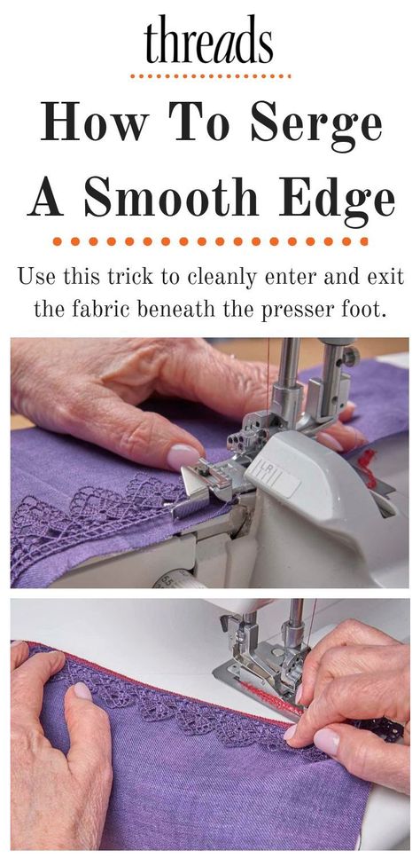 Serger Sewing Projects, Serger Stitches, Serger Projects, Serger Tips, Serger Sewing, Sewing Tricks, Sewing Tips And Tricks, Beginner Sewing Projects Easy, Baby Lock