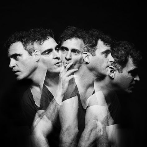 Joaquin Phoenix photographed by Amanda Demme Multiple Exposure, Joaquin Phoenix, Beautiful Picture, Jolie Photo, Famous Faces, Double Exposure, Celebrities Male, Black And White Photography, Actors & Actresses