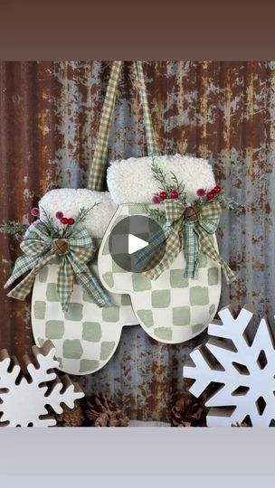 4.4K views · 74 reactions | Finally finished these up! Do you have a favorite??  https://www.etsy.com/listing/1589199926/mitten-diy-kit-christmas-winter-snow-kit | Pickitz Crafts | Scott Dugdale · Deck The Halls Mittens Door Hanger, Wooden Mittens Wood Crafts, Pickitz Crafts, Wood Mittens, Mitten Crafts, Mittens Craft, Diy Mittens, Mitten Ornaments, Kit Christmas