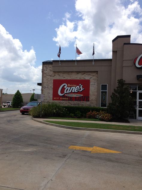 I miss having a Cane's! West Monroe Louisiana West Monroe Louisiana, Leesville Louisiana, Monroe Louisiana, Haunted Louisiana, Raising Chicken, Abandoned Louisiana, Louisiana Old State Capitol, Door Makeover, Unique Doors