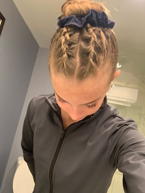 Rhythmic Gymnastics Hairstyles, Gymnastics Hairstyles For Competition Easy, Hairstyles For Gymnastics Competitions, Figure Skating Hairstyles Competition, Gymnastics Competition Hairstyles, Gymnastics Hair For Meets, Gymnastic Hairstyles, Gymnastics Bun, Gymnastics Hairstyles For Competition