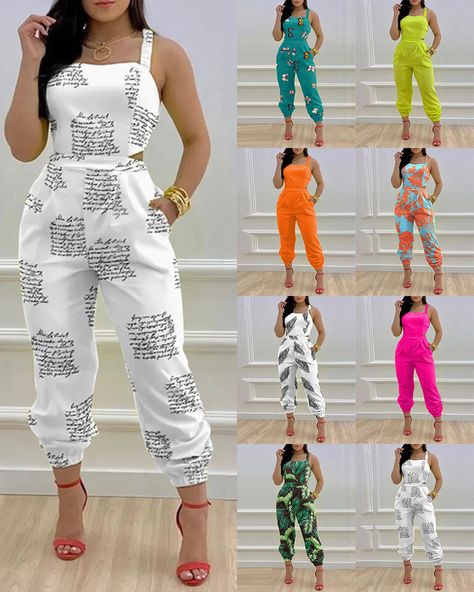 wholesale Trendy Backless Cami Jumpsuit for women ink splash print pant lady sling jumpsuit https://m.alibaba.com/product/1600572423430/wholesale-Trendy-Backless-Cami-Jumpsuit-for.html?__sceneInfo={"cacheTime":"1800000","type":"appDetailShare"} Jam Suit, Unique Jumpsuits, Backless Cami Top, Solid Color Jumpsuits, Cami Jumpsuit, Print Jumpsuit, Flowy Pants, Fashion Elegant, Printed Jumpsuit