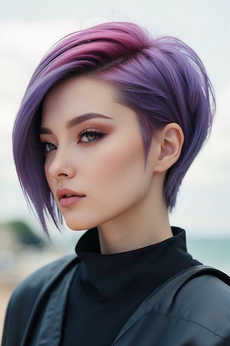 2024's Hottest Trend: The Wolf Cut Hairstyle – Ideas & Inspiration 9 2024's Hottest Trend: The Wolf Cut Hairstyle – Ideas & Inspiration Bob Cute Short For Women, Pixie Cut Color Ideas, Edgy Short Haircuts, Subtle Blonde Highlights, Dyed Red Hair, Wolf Cut, Deep Wave Hairstyles, Short Hair Color, Cornrow Hairstyles