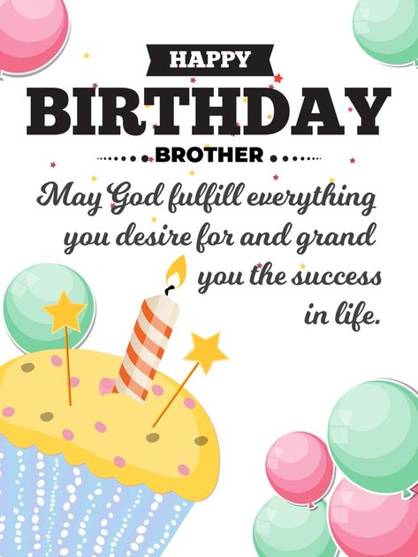 A simple ecard for your brother. He might be busy with work so it is your job to remind him to take a break and celebrate his special day with you and all your family members. This will make him smile and love you even more. Advance Birthday Wishes, Happy Birthday Brother Quotes, Advance Happy Birthday, Free Happy Birthday Cards, Birthday Brother, Birthday Wishes For Brother, Birthday Cards For Brother, Birthday Wishes Greetings, Happy Birthday Wishes Cake