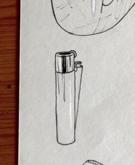 Clipper Lighter Tattoo, Lighter Illustration, Smol Tattoos, Lighter Drawing, Lighter Tattoo, Clipper Lighter, Light Tattoo, Plant Tattoo, Tattoo Flash Art