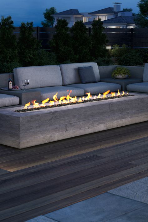 Outdoor Fire Pit Designs, Pool Garden, Gas Fire Pit, Fire Pit Designs, Gas Fire, Fire Pit Backyard, Fire Table, Fire Pit Table, Gas Fires