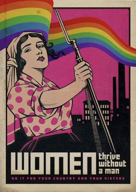 Feminism Poster, Vintage Lesbian, Protest Art, Dorm Posters, Lesbian Art, Riot Grrrl, Lgbt Art, Queer Art, Feminist Quotes