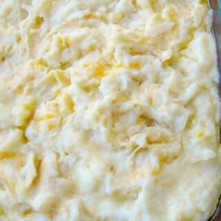 American Pierogi Casserole - Rants From My Crazy Kitchen Perogie Casserole, Polish Dishes, Pierogi Casserole, Cheese Mashed Potatoes, Potatoes In Microwave, Crazy Kitchen, Baked Lasagna, Instant Potatoes, Skillet Dishes