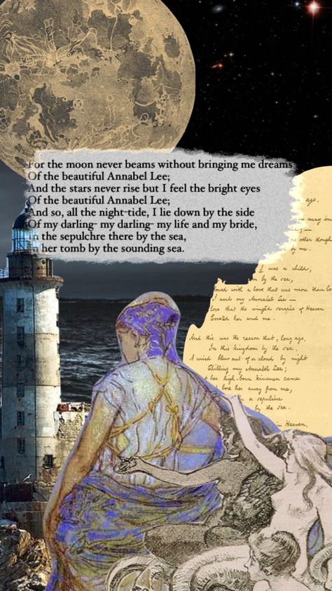 Annabel Lee Poem Wallpaper, Anabel Lee Poem, Annabelle Lee Poem, Annabel Lee Poem, Annabell Lee, Annabel Lee, Wallpaper Themes, Love Poem, Iphone Wallpaper Themes