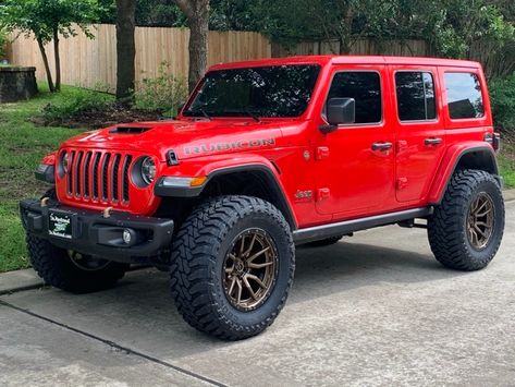 What are you going to modify first on your new 392? | Page 2 | Jeep 392 Forum Jeep 392 Custom, Jeep Wrangler Rubicon Modified, Jeep Rubicon 392, Jeep Wrangler Modified, Modified Jeep Wrangler, Jeep 392, Car Obsession, Red Jeep, Cars Jeep