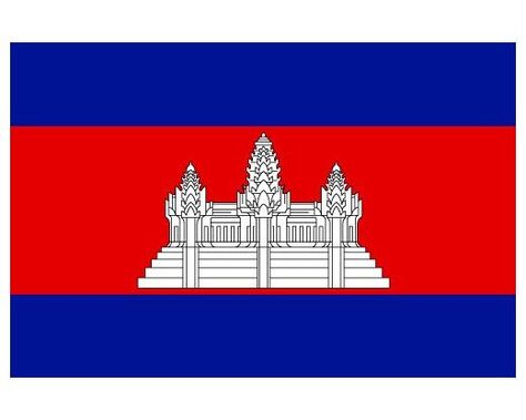 Country Flags Of The World, Cambodian Flag, Cambodia Flag, Wave Drawing, Angkor Thom, Khmer Empire, Stone Blocks, Flag Country, Banyan Tree