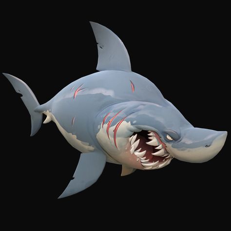 ArtStation - Great White Shark Shark Concept Art, Shark Character Design, Abc Illustration, Shark Character, Shark Cartoon, Shark Illustration, Shark Drawing, Shark Man, Shark Art