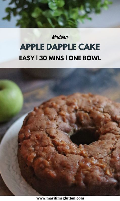 Apple Dapple Cake, Apple Dapple, Whiskey Cake, Chocolate Glazed Donuts, Apple Cake Recipes, Easiest Apples, Chocolate Glaze, Cake Donuts, Fresh Apples