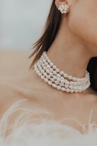 Bridal Necklaces Bride Jewelry Pearl, Bride Pearl Necklace, Untamed Petals, Bridal Choker, Pearl Bridal Jewelry, Pearl Necklace Wedding, Chocker Necklace, Bride Accessories, Wedding Accessories Jewelry