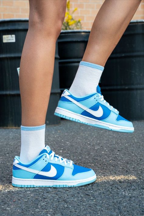 HOW TO STYLE: Nike Dunk Low Argon; see how I styled the Nike Dunk Low QS Argon three distinct ways #sneakers #nikedunk #dunklow #styling Argon Dunks, Style Nike Dunk Low, Dunk Low Argon, Nike Dunk Low, Hummel Sneaker, Dunk Low, Nike Dunk, How To Style, Nike Dunks