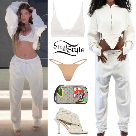 Kylie Jenner Clothes & Outfits | Page 8 of 53 | Steal Her Style | Page 8 Kyller Jenner, Kylie Outfits, Kylie Jenner Clothes, Look Kylie Jenner, Kylie Jenner Instagram, Kylie Jenner Look, Chanel Sneakers, Steal Her Style, Ribbed Knit Bodysuit