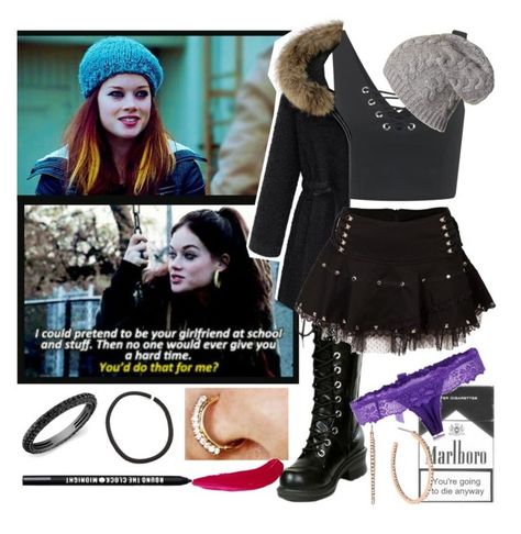 "Mandy Milkovich(Shameless)" by jeanettebeatrice ❤ liked on Polyvore featuring Miss Selfridge, Nana', Michael Kors, Bare Escentuals and TheBalm Shameless Outfits Mandy, Mandy Milkovich Outfit Aesthetic, Mandy Shameless Outfits, Mickey Milkovich Outfit, Mandy Milkovich Season 1 Outfits, Shameless Outfit Aesthetic, Shameless Aesthetic Outfits, Mandy Milkovich Outfit, Mandy Milkovich Aesthetic