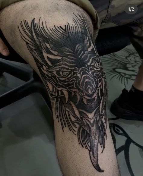 Satanic Tattoo Demons, Black Sleeve Tattoo, Tattoo Perna, Satanic Tattoos, Tattoo Dark, Evil Tattoos, Hand Tattoos For Guys, Black Ink Tattoos, Black Aesthetic Wallpaper