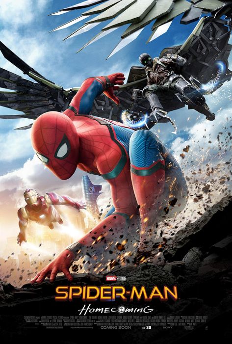 "Spider-man: homecoming" (2017). Spider Man Homecoming 2017, Spiderman Poster, Homecoming Posters, John Rambo, Film Marvel, Marvel Movie Posters, Robert Downey Jr., Spider Man Homecoming, John Waters