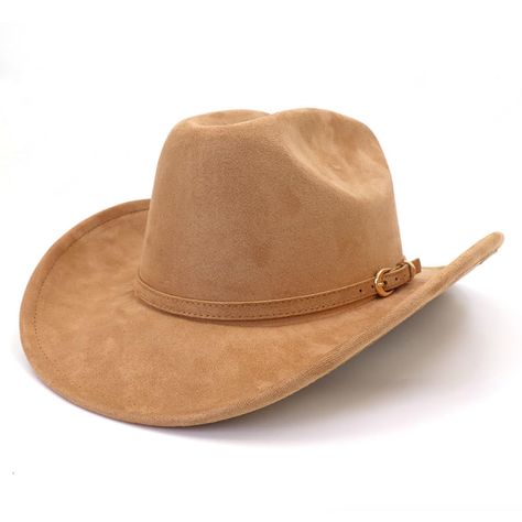 PRICES MAY VARY. Premium quality felt: 100% Polyester premium cowboy cowgirl hats are fashionable, comfortable, breathable and soft for all-day wear. Offer durability and a fashionable feel, ensuring long-lasting use and a stylish appearance Comfortable and adjustable fit: Western Cowboy Hat is design for most women and men with adjustable inner rope. The cowboy hat ensures a comfortable fit for individuals with a head circumference: 56-58cm/22-22.8", hat height: 12cm/4.7". Cowboy hat for men wo Felt Cowgirl Hat, Belt Western, Western Cowboy Hats, Cowgirl Hat, Felt Fedora, The Cowboy, Hat For Men, Cowboy Style, Cowboy Cowgirl