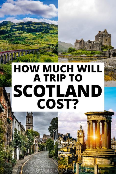 Is Scotland expensive? How much will a trip to Scotland cost? Read this Scotland travel budget to figure out your total Scotland trip cost! Trip To Scotland, Scotland Travel Guide, Scotland Vacation, Ireland Road Trip, Scotland Road Trip, Ireland Itinerary, County Cork, Castles In Scotland, Ireland Vacation