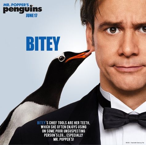 Mr. Popper's Penguins - Bitey Mr Popper, Penguin Pictures, Movies Worth Watching, Movie Covers, Perfect Boyfriend, Snowy Winter, New York Apartment, Jim Carrey, Clueless