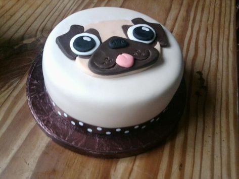 Pug Dog Cake, Pug Birthday Cake, Pug Cake, Bulldog Cake, Animal Cakes, Dog Cakes, Cake Inspo, Dog Cake, Novelty Cakes