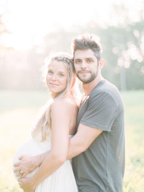 Lauren Akins, Maternity Photography Couples, Family Maternity Photos, Thomas Rhett, Eric Church, All In The Family, Boy George, Country Music Singers, Marriage Life