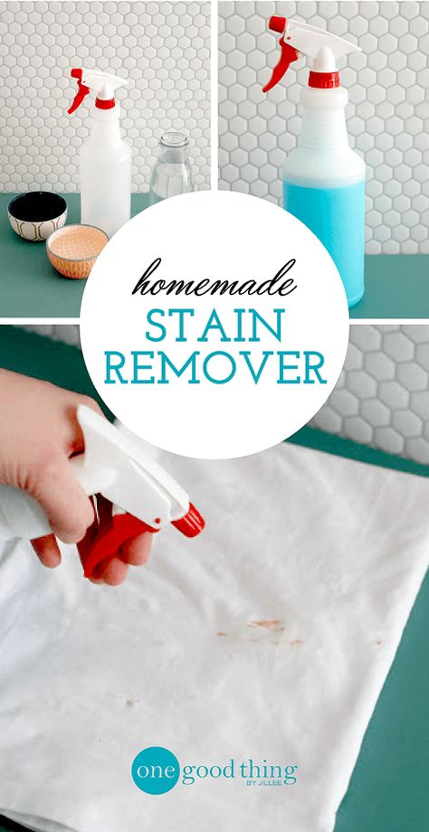 Homemade Stain Remover Spray Homemade Stain Remover, Homemade Stain Removers, Diy Stain Remover, Stain Remover Spray, Homemade Toilet Cleaner, Laundry Stain Remover, Clean Baking Pans, Diy Staining, Cleaning Painted Walls