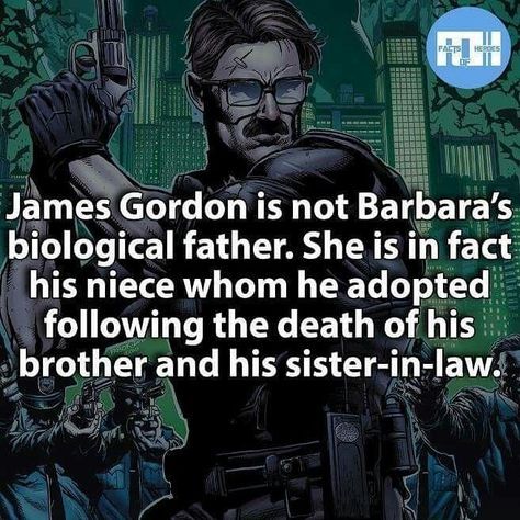 Batman Facts, Dc Facts, Commissioner Gordon, Dc Comics Facts, Comic Facts, Joker Arkham, Deadpool Spiderman, Dc Batgirl, James Gordon