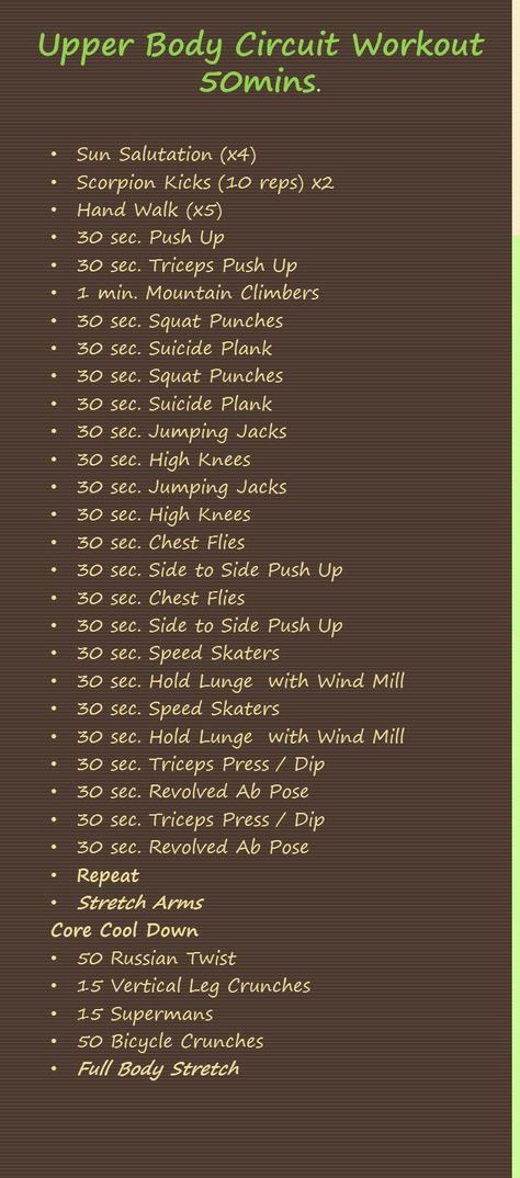 At Home No Equipment Upper Body Circuit Workout (50 mins) Upper Body Cardio Workout, Upper Body Circuit Workout, Body Circuit Workout, Toned Arms Workout, Upper Body Cardio, Upper Body Circuit, Hotel Workout, Cardio Circuit, Workout List