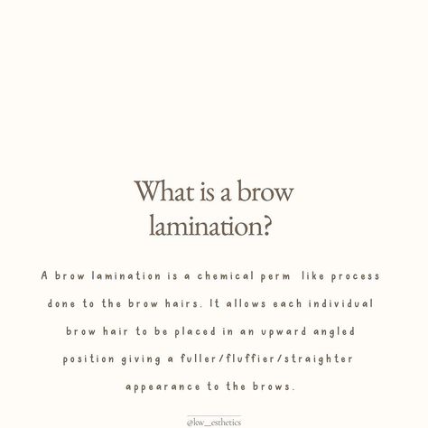 Brow lamis are one of my fave services that I provide as an esthetician!! Every time a client books with me to have their brows done I do a little happy dance! 🪩🫶⚡️🤩 Not only do they give some of the best before + afters ever, they really do teach you how to properly care for your brows whether you have a lami done on them or not. Oil + exfoliate. Repeat.👏 Scroll through to find some answers to some of my most commonly asked questions. ✨ Some of my fave brow oils include: @amazon- castor o... Book With Me Esthetician, What Is A Brow Lamination, Esthetician Student Aesthetic, Brow Esthetician, Brow Lamination Aesthetic, Esthetician Aesthetic, Brow Business, Brow Master, Brows Done