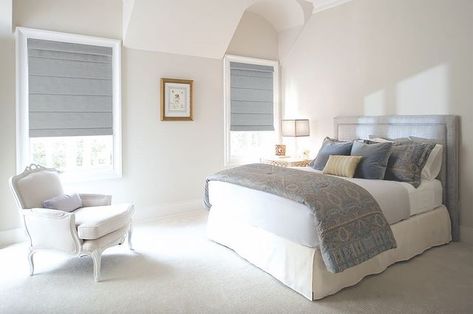 LEVOLOR Blinds & Shades (@levolor) • Instagram photos and videos Roman Shades Bedroom, Modern Blinds, Roman Shade, Bedroom Panel, Plywood Furniture, Gray Bedroom, Diy Home Decor On A Budget, Contemporary Home Decor, Shades Blinds