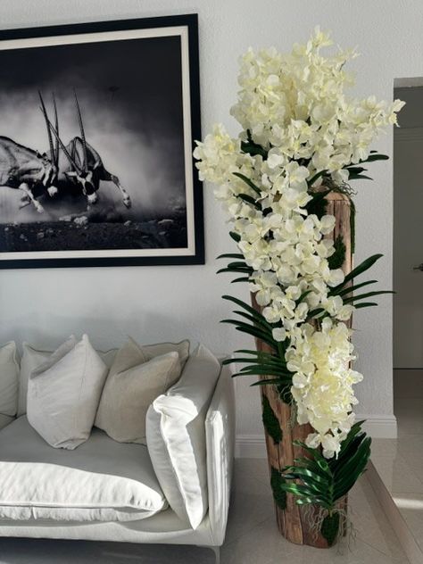 Tall Silk Flower Arrangements, White Magnolia Tree, Pink Cherry Blossom Tree, Home Flower Arrangements, Wooden Garden Bed, Metal Raised Garden Beds, Vanda Orchids, White Cherry Blossom, Artificial Flowers And Plants