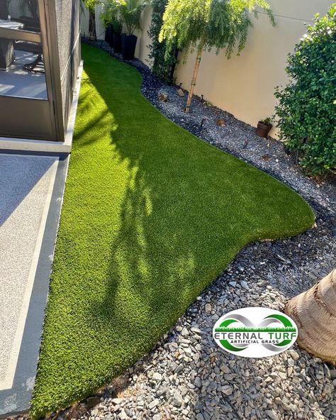 Artificial turf doesn’t have to be all squares and rectangles! 🌿 Achieve the aesthetic you want with beautiful, organic flowing curves that perfectly suit your space. Whether it’s a backyard oasis or a sleek modern design, we’ve got you covered. 🌟 Call Eternal Turf today at (561) 906-8511 to bring your vision to life!⁠ ⁠ #LandscapeDesign #ArtificialGrass #OrganicDesign #EternalTurfGrass #OutdoorLiving #LandscapeDesignIdeas Artificial Turf, Organic Design, Artificial Grass, Backyard Oasis, Landscape Design, Oasis, Outdoor Living, Modern Design, Sleek