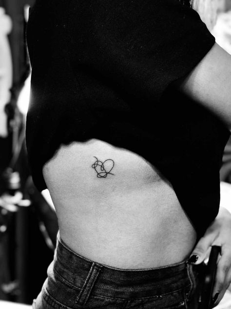 Bts Love Yourself Tattoo, Yourself Tattoo, Bts Tattoo, Love Yourself Tattoo, 7 Tattoo, Bts Tattoos, Bts Love Yourself, Love Yourself, Infinity Tattoo