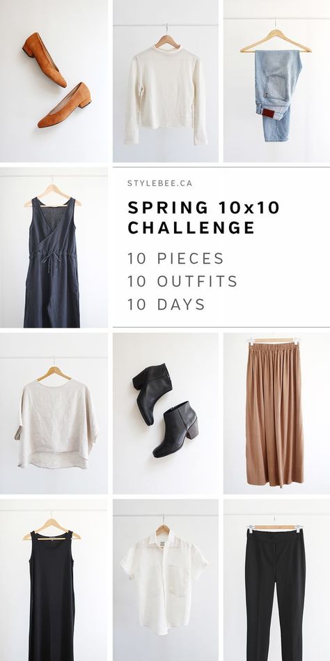 10x10 Outfit Challenge, 10 X 10 Capsule Wardrobe, 10x10 Wardrobe, 10x10 Capsule Wardrobe, Mini Capsule Wardrobe, 10x10 Challenge, Minimal Stil, Minimalist Moda, Minimal Wardrobe