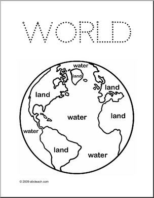 Earth Week Preschool, Water Kindergarten, Landforms Activities, Kindergarten Coloring, Montessori Geography, Writing Forms, Social Studies Lesson Plans, Map Pins, Kindergarten Social Studies