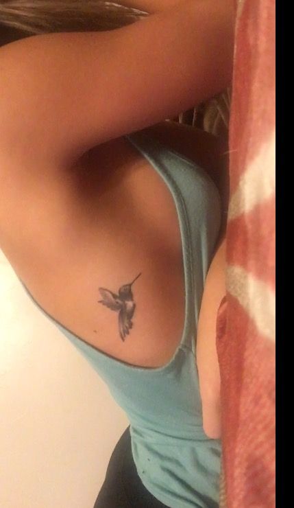 New hummingbird tattoo rip gram Hummingbird Wings Tattoo, Arm Pit Tattoo Women, Hummingbird Foot Tattoo, Best Places For Tattoos On Women, Hummingbird Tattoo Behind Ear, Hummingbird Tattoo Meaning, Bird Of Paradise Tattoo, Rip Tattoos, Hummingbird Tattoos