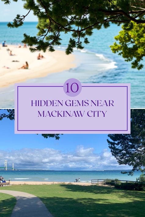 Discover the top hidden attractions near Mackinaw City that you may have overlooked! From stunning views of the Straits of Mackinac to charming local spots perfect for families, there's something here for everyone. Think quaint lighthouses, scenic picnic areas, and delightful hiking trails that offer remarkable views yet fly under the tourism radar. Exploring these underrated locations will not only enrich your visit to Mackinaw City but also provide unique experiences full of adventure and storytelling. Ideal for those looking to uncover special spots! Things To Do In Mackinaw City, Michigan Adventures, Mackinaw City, Mackinac Bridge, Indoor Waterpark, Lake Huron, Parasailing, Family Friendly Activities, Unique Experiences