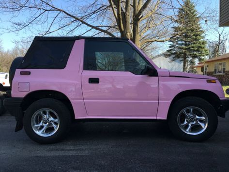 1995 Chevy Tracker "PINK" "No Reserve" Chevy Tracker, Luxury Cars Rolls Royce, Cool Car Accessories, Clean Body, Nissan Frontier, New Tyres, Sweet Cars, Pretty Cars, Future Car