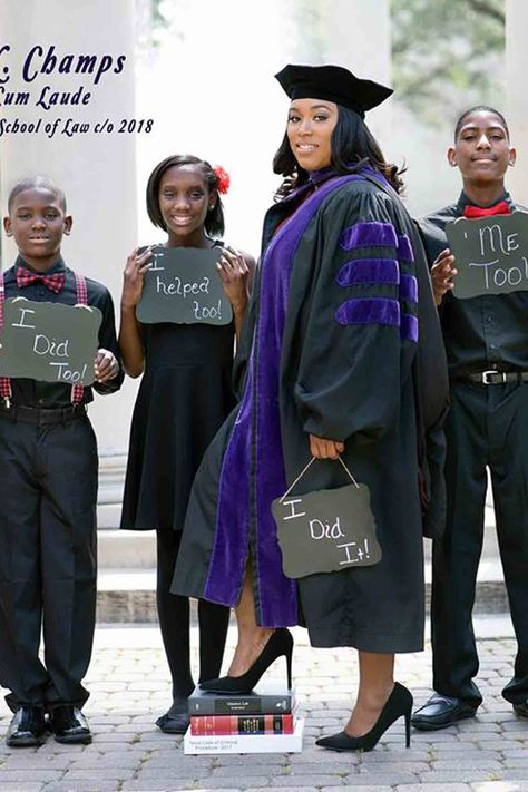 Widowed Mom, School Of Law, Thurgood Marshall, Digital Vision Board, Studying Law, Attorney At Law, 5 Kids, Graduation Photos, Single Mothers