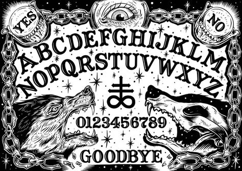 Stuart Allan on Instagram: “Ouija board I’ve spent the last couple of days working on. Still gotta draw the planchette, but my claw hand needs a break!  Swipe for a…” Ouji Board Drawing, Planchette Drawing, Spirit Board, Dream List, Ouija Board, Aesthetic Tattoo, Need A Break, Feminine Tattoos, Day Work